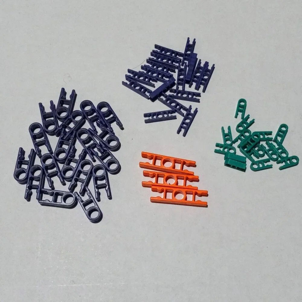 K'Nex Replacement Part Lot-400 Pieces-Medium Speed Motor-Rods-Connectors-Gears